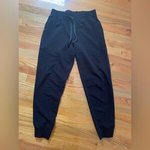 Black Jaanuu jogger scrub pants